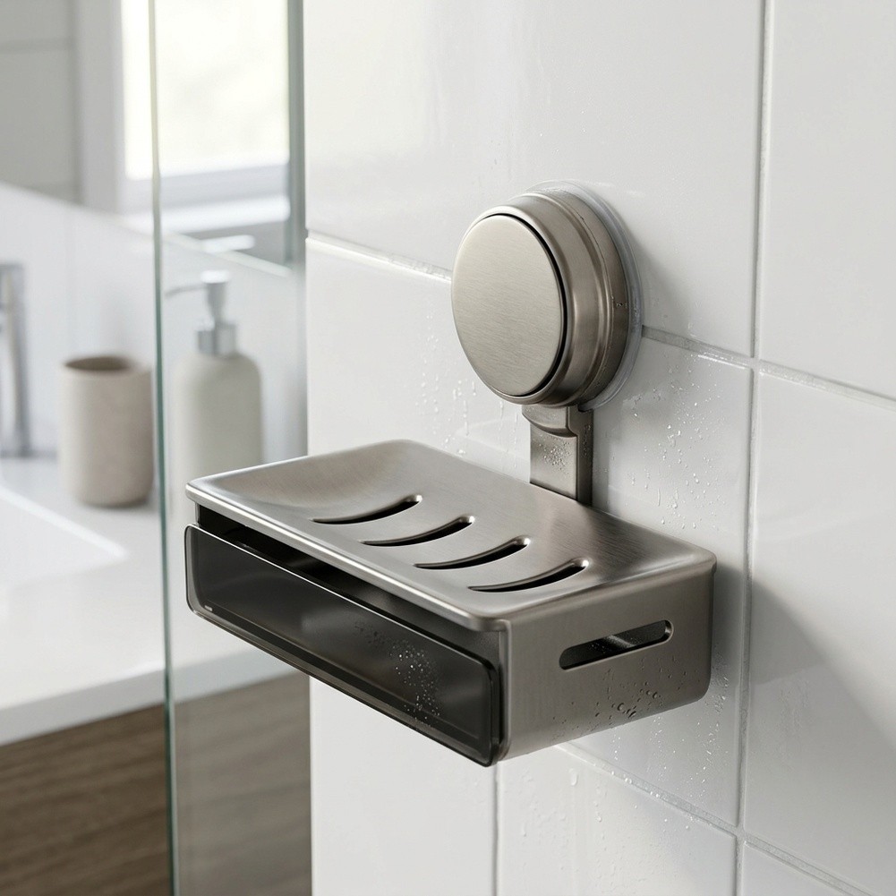 Soap Dish Draining - Porte-savon mural pour salle de bain