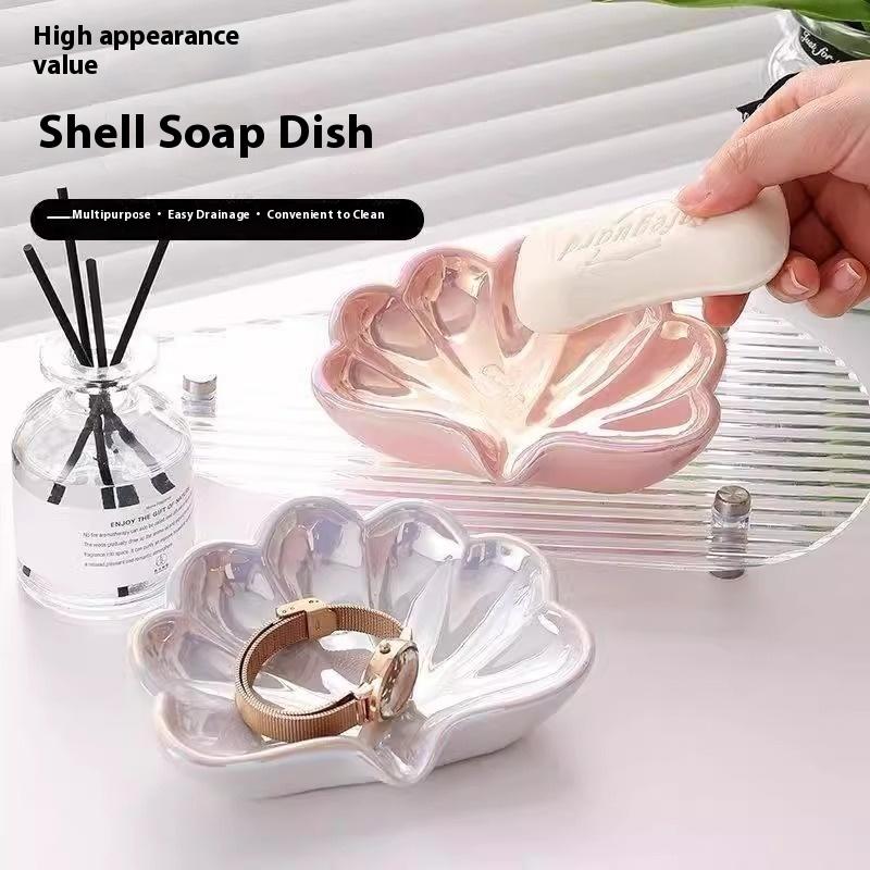 Soap Dish Draining - 1/2 pièces Porte-savon en forme de