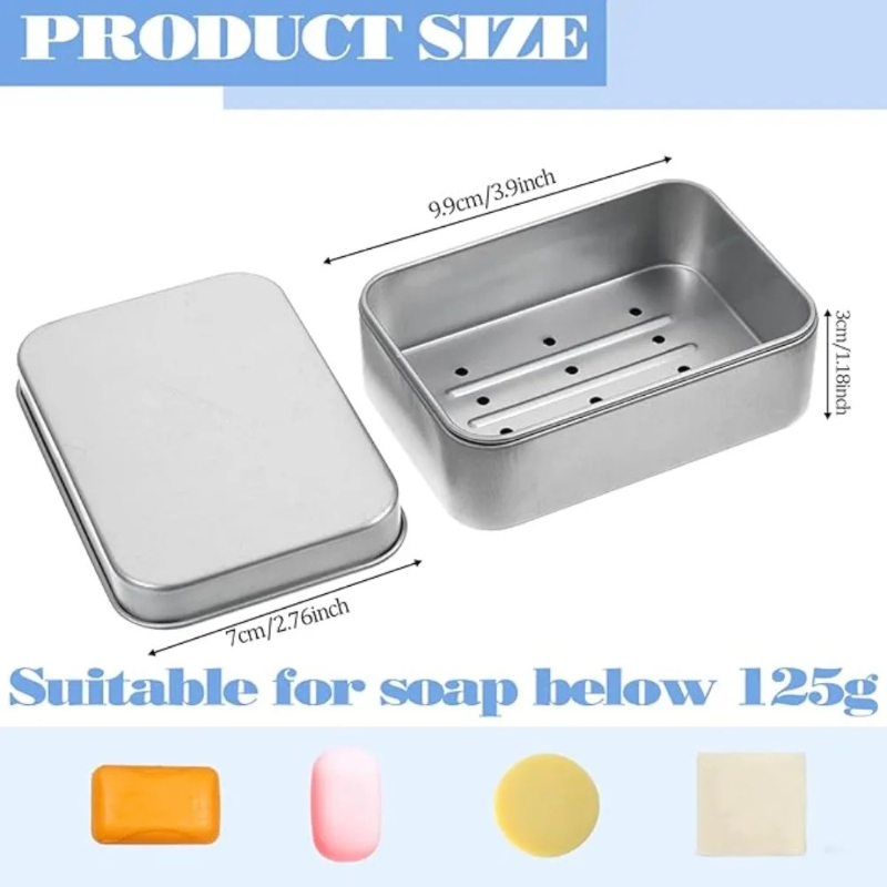 1 porte-savon portable en alum - Soap Dish Draining avis et prix