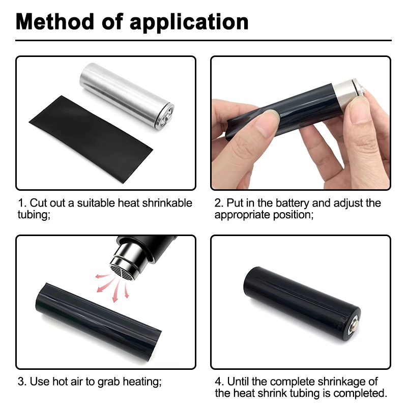 Pack de tubes thermorétractabl - Shrink Wrap Pvc avis et prix