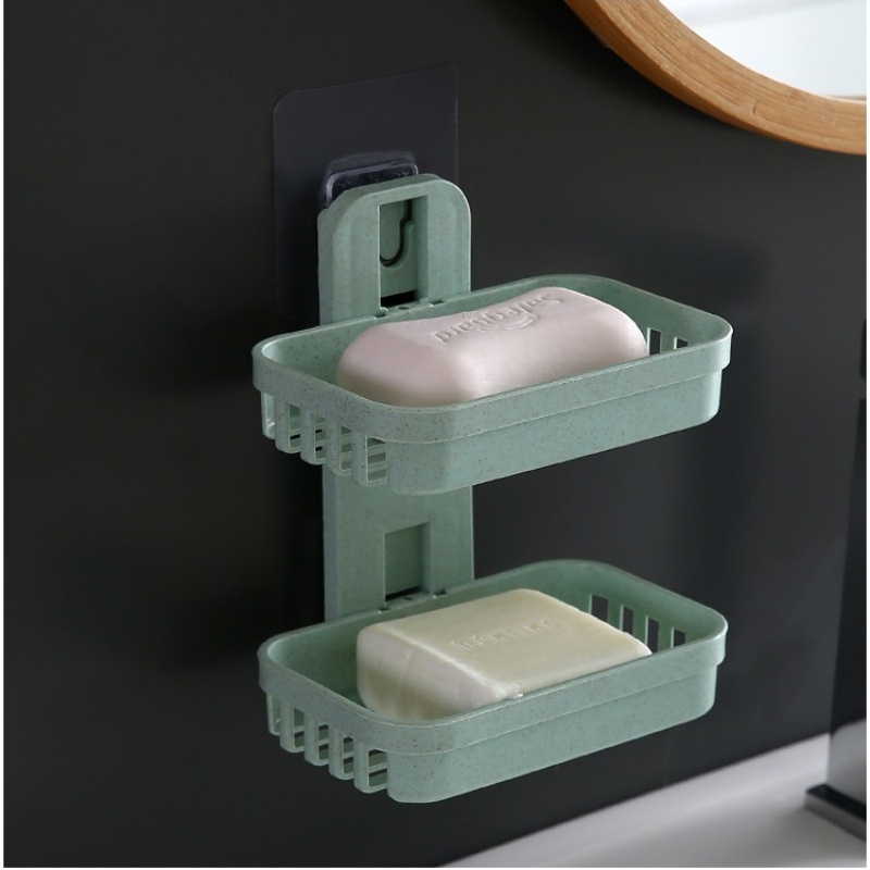 Porte-savon mural double couch - Soap Dish Draining avis et prix