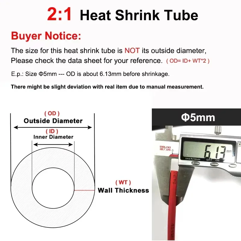 Tube thermorétractable 1 ~ 10m - Shrink Wrap Pvc avis et prix