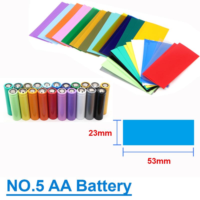 25 ~ 500 pièces AA / AAA/18650 - Shrink Wrap Pvc avis et prix